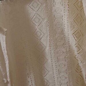 Brand new mens white see through shirt